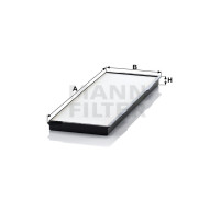 Фильтр салона MANN-FILTER CU 37 001